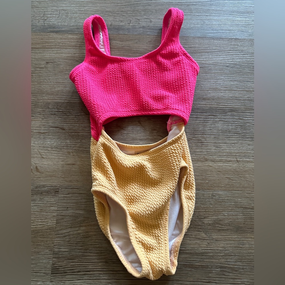 Girl Color Block Old Navy Swimsuit